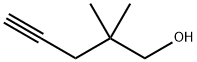 2,2-diMethylpent-4-yn-1-ol Structure