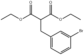 디에틸2-(3-브로모벤질)말로네이트 구조식 이미지