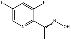 1-(3,5-difluoro-2-pyridinyl)ethanone oxime Structure