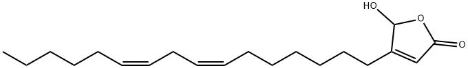 3-(7,10)hexadecadienyl-4-hydroxy-2-butenolide Structure