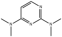 2,4-BIS(DIMETHYLAMINO)-피리미딘 구조식 이미지