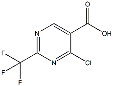 4-Chloro-2-(trifluoroMethyl)pyriMidine-5-carboxylic acid 구조식 이미지