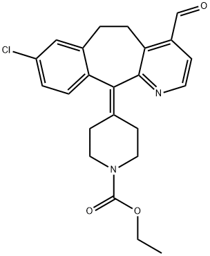 4-포르밀로라타딘 구조식 이미지