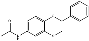 O-BENZYL-S-METHYL-3-THIOACETAMINOPHEN Structure