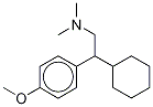 (2RS)-2-Cyclohexyl-2-(4-Methoxyphenyl)-N,NdiMethylethanaMineHydrochloride Structure
