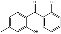 2'-CHLORO-2-HYDROXY-4-METHYLBENZOPHEN& Structure