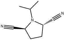 2,5-Pyrrolidinedicarbonitrile,1-(1-methylethyl)-,trans-(9CI) Structure