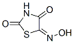 Thiazolidinetrione,  5-oxime  (9CI) Structure