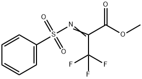 메틸2-[BENZENESULFONYLIMINO]-3,3,3-TRIFLUOROPROPIONATE 구조식 이미지