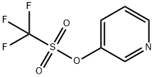 3-PYRIDYL TRIFLUOROMETHANESULFONATE 구조식 이미지