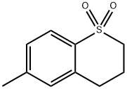 3,4-dihydro-6-methyl-2H-1-benzothiopyran 1,1-dioxide 구조식 이미지