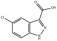 5-CHLORO-1H-INDAZOLE-3-CARBOXYLIC ACID Structure