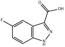 5-Fluoro-3-indazolecarboxylic acid Structure