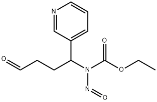 4-(carbethoxynitrosamino)-4-(3-pyridyl)butanal Structure