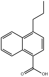 4-propyl-1-naphthoic acid 구조식 이미지