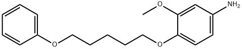 3-메톡시-4-(5-페녹시펜톡시)아닐린 구조식 이미지