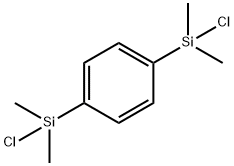 1,4 BIS(DIMETHYLCHLOROSILYL)BENZENE Structure