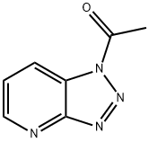 1-ACETYL-1H-1,2,3-TRIAZOLO[4,5-B]PYRIDINE 구조식 이미지