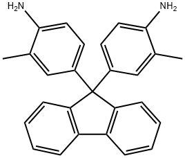 9,9-BIS(4-AMINO-3-METHYLPHENYL)FLUORENE Structure