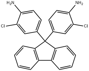 4,4'-(9H-Fluoren-9-ylidene)bis(2-chlorobenzenamine) Structure