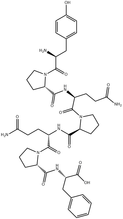 alpha-gliadin (43-49) 구조식 이미지