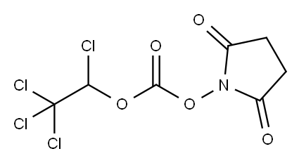 N-(1,2,2,2-TETRACHLOROETHOXYCARBONYLOXY)SUCCINIMIDE Structure