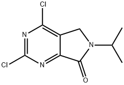 2,4-Dichloro-6-isopropyl-5,6-dihydropyrrolo[3,4-d]pyriMidin-7-one 구조식 이미지