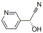3-피리딘아세토니트릴,알파-히드록시-,(알파R)-(9CI) 구조식 이미지
