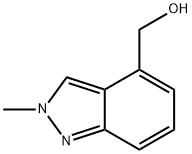 (2-메틸-2H-인다졸-4-일)메탄올 구조식 이미지