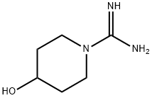 4-(하이드록시)피페리딘-1-카복사미딘 구조식 이미지