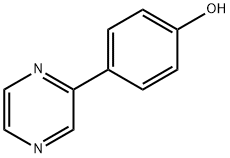 4-PYRAZIN-2-YLPHENOL Structure
