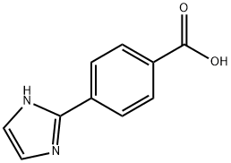 4-(1H-IMIDAZOL-2-YL)-벤조산 구조식 이미지