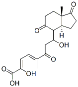 3,7-dihydroxy-5,9,17-trioxo-4(5),9(10)-disecoandrosta-1(10)2-dien-4-oic acid Structure