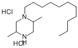 2,5-Dimethyl-1-undecylpiperazine dihydrochloride 구조식 이미지