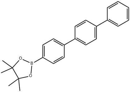 p-테르페닐,4-(4,4,5,5-테트라메틸-1,3,2-디옥사보롤란-2-일)- 구조식 이미지