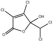 3,4-dichloro-5-(dichloromethyl)-5-hydroxy-furan-2-one Structure