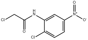 2-클로로-N-(2-클로로-5-니트로페닐)아세타미드 구조식 이미지