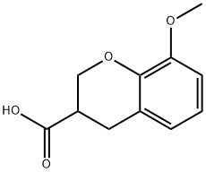 8-METHOXY-CHROMAN-3-CARBOXYLIC ACID Structure
