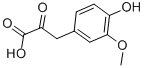 4-HYDROXY-3-METHOXYPHENYLPYRUVIC ACID Structure