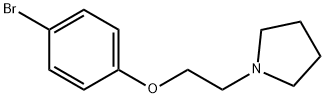 N-[2-(4-Bromophenoxy)ethyl]pyrrolidine 구조식 이미지