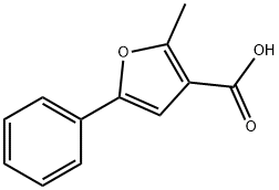 2-METHYL-5-PHENYLFURAN-3-CARBOXYLIC ACID 구조식 이미지
