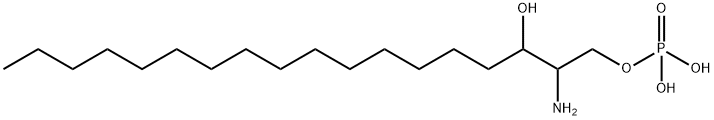 D-erythro-Dihydro-D-sphingosine-1-phosphate Structure