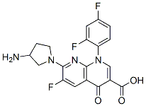 Tosufloxacin Structure