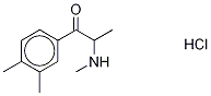 rac-3,4-DiMethyl Methcathinone Hydrochloride Structure