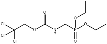 DIETHYL(TROC-AMINOMETHYL)PHOSPHONATE 구조식 이미지