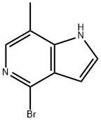 1H-Pyrrolo[3,2-c]pyridine, 4-broMo-7-Methyl- Structure