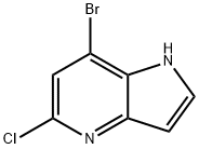 7-BroMo-5-chloro-4-azaindole Structure