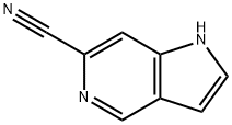 1H-피롤로[3,2-c]피리딘-6-카르보니트릴 구조식 이미지