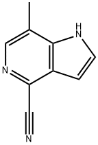 1H-Pyrrolo[3,2-c]pyridine-4-carbonitrile, 7-Methyl- Structure