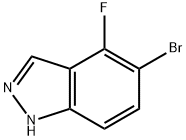 5-bromo-4-fluoro-1H-indazole Structure